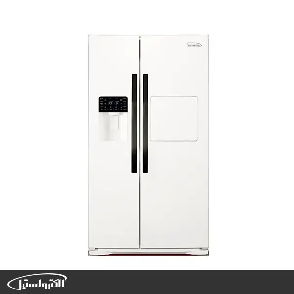 یخچال فریزر ساید بای ساید 34 فوت الکترواستیل مدل infinity E52 سفید