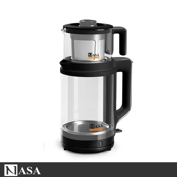 چای ساز ناسا الکتریک مدل NS-523 مشکی طوسی