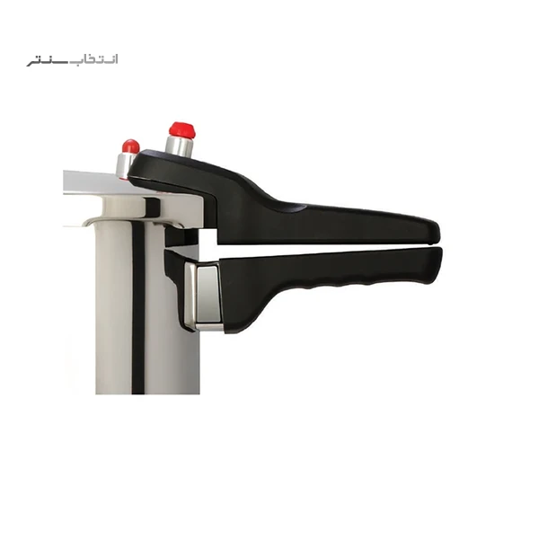 زودپز دوقلو پارس استیل مدل کف سه لایه 3 و 6 لیتری با درب پیرکس و سبد بخارپز