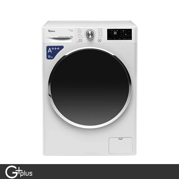 ماشین لباسشویی جی پلاس 8 کیلویی مدل GWM-R88W