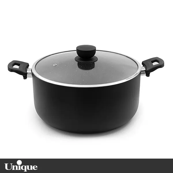 قابلمه 32 سانتی یونیک مدل UN-8111 کف گرانیت مشکی 2025-12-19T08:51:56+00:00