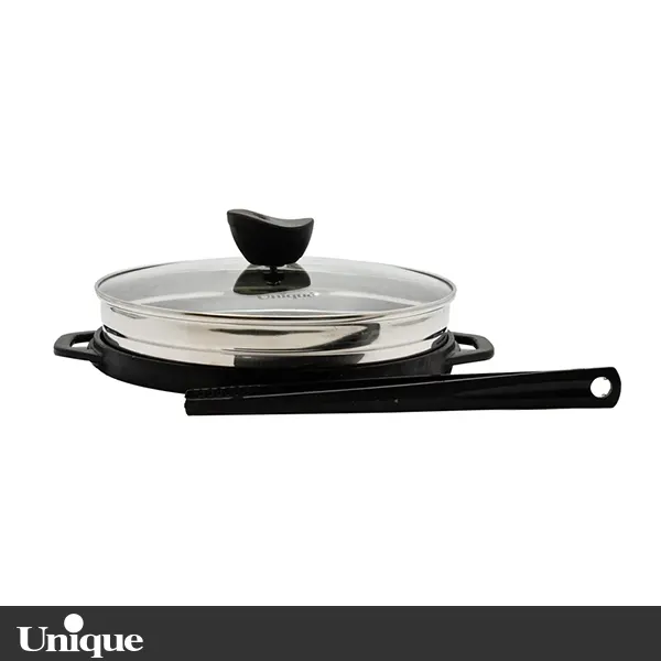تابه گریل 34 سانتی یونیک مدل UN-6011 چدن بیضی بدون چوب 2025-08-30T07:57:59+00:00