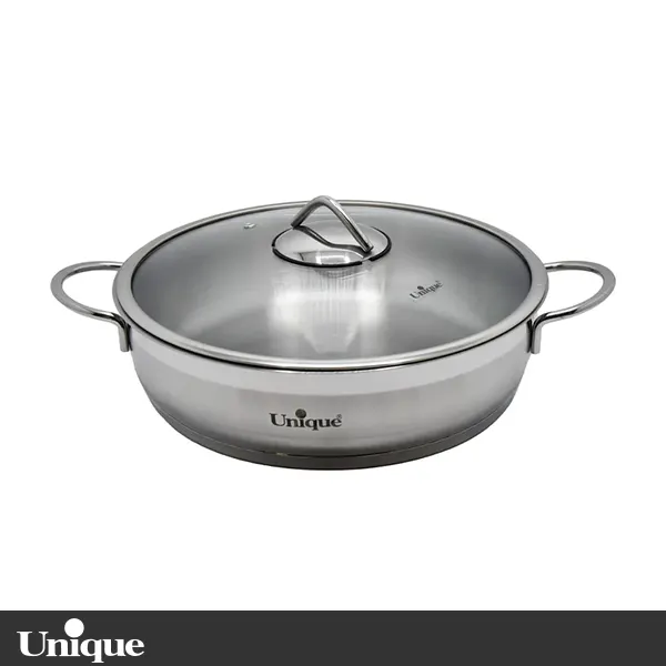 تابه دو دسته 28 سانتی یونیک مدل UN-9945 استیل 2025-08-30T07:57:50+00:00
