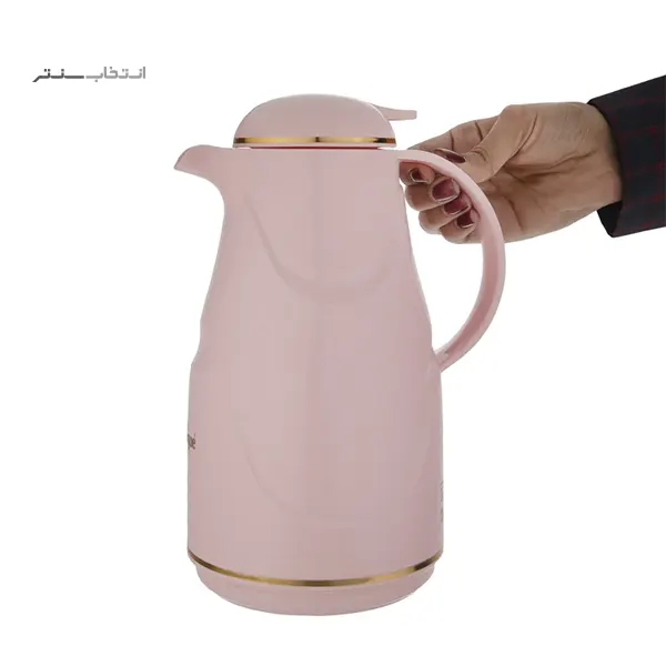 فلاسک یونیک مدل UN-1915 گنجایش 1 لیتر شیشه صورتی