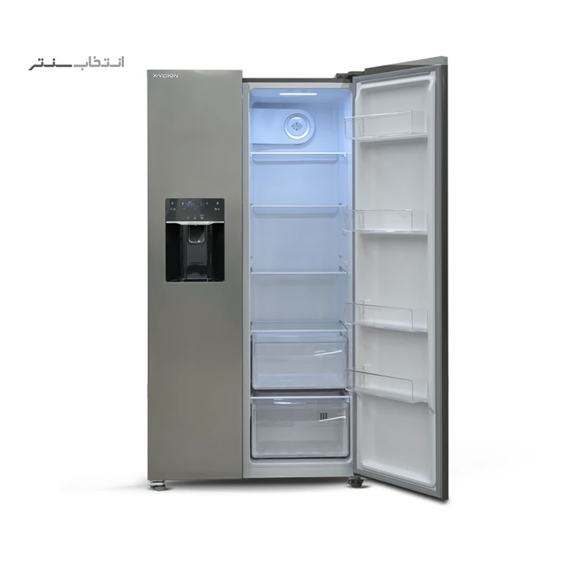 ساید بای ساید ایکس ویژن مدل HS600 استیل