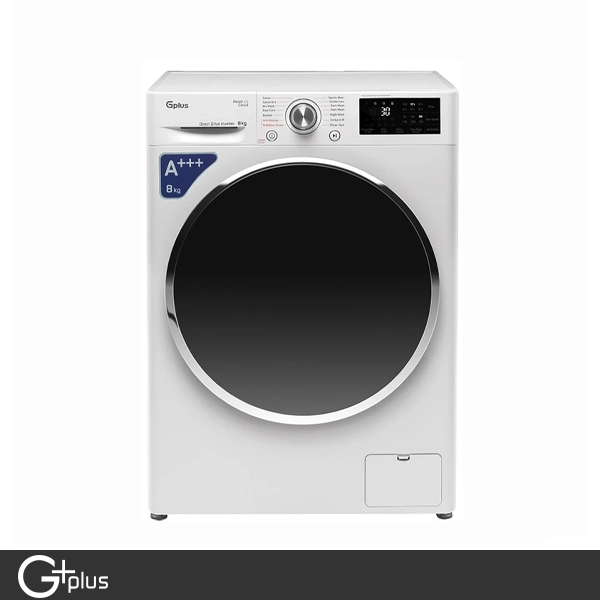 ماشین لباسشویی جی پلاس 8 کیلویی مدل GWM-R808W 2026-09-26T12:43:59+00:00
