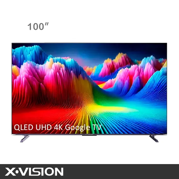 تلویزیون QLED هوشمند ایکس ویژن 100 اینچ مدل 100X25