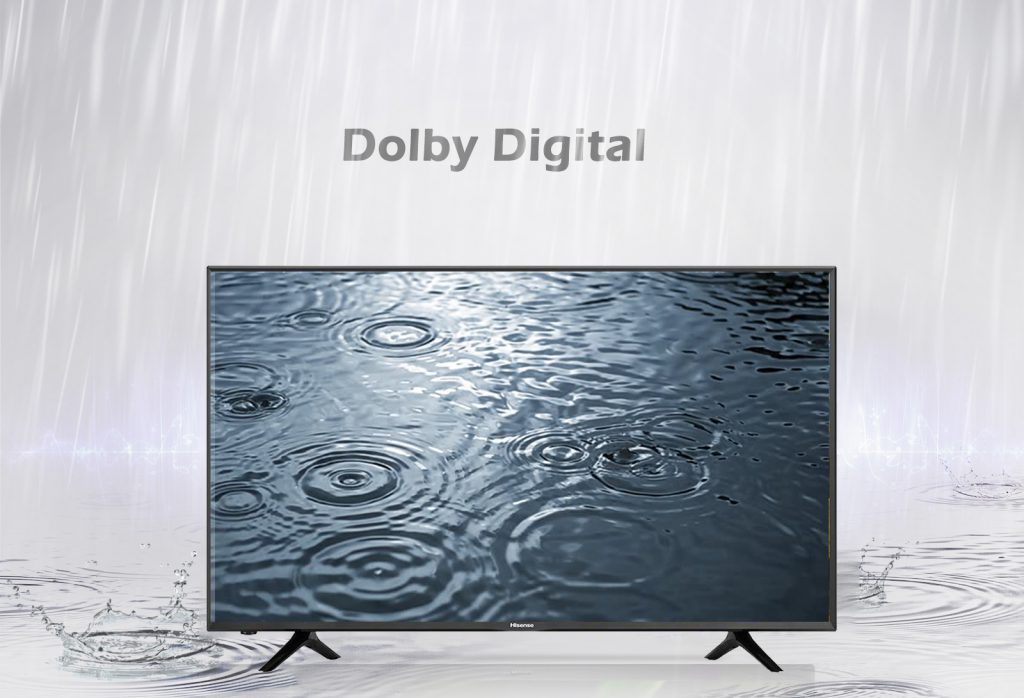 تلویزیون LED هوشمند هایسنس مدل 55N3000 - دارای استاندارد صوتی دالبی دیجیتال