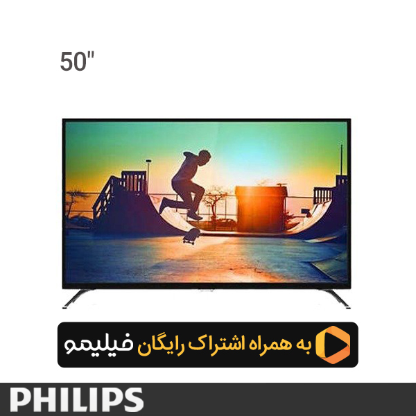 تلویزیون ال ای دی هوشمند فیلیپس مدل 50PUT6002