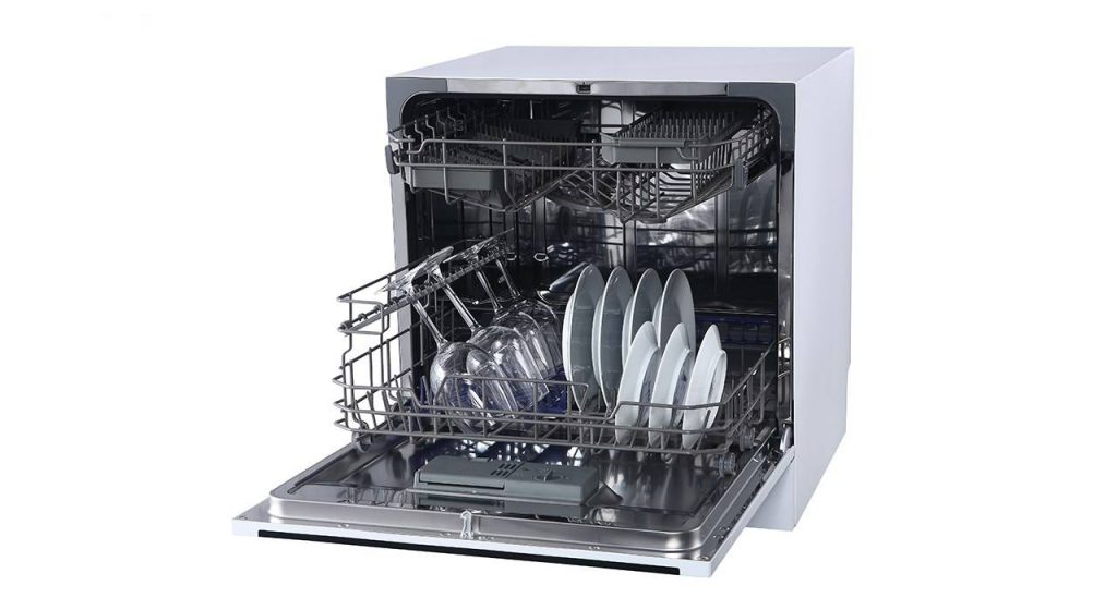 ماشین ظرفشویی مایدیا مدل WQP8-3802F - دارای 6 برنامه شستشو