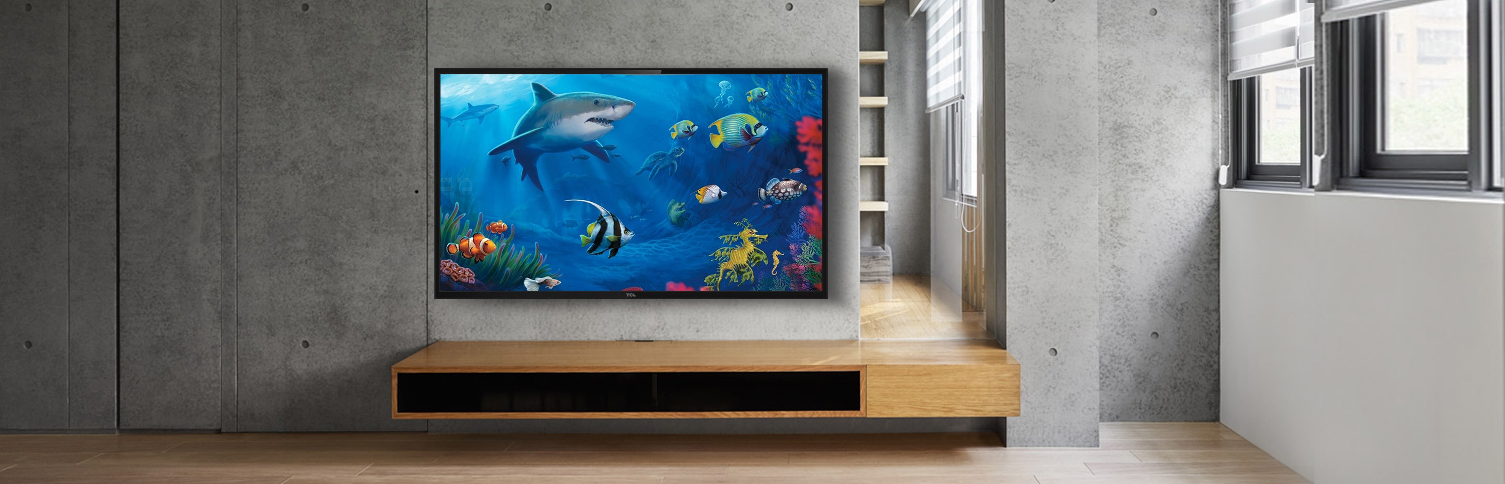 تلویزیون تی سی ال مدل 43D3000 - طراحی زیبا
