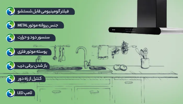 قیمت هود اسنوا