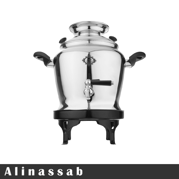 سماور روگازی عالی نسب مدل آبگینه 5 ليتری