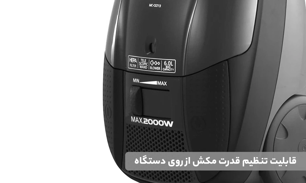 جاروبرقی پاناسونیک مدل MC-CG713 مشکی