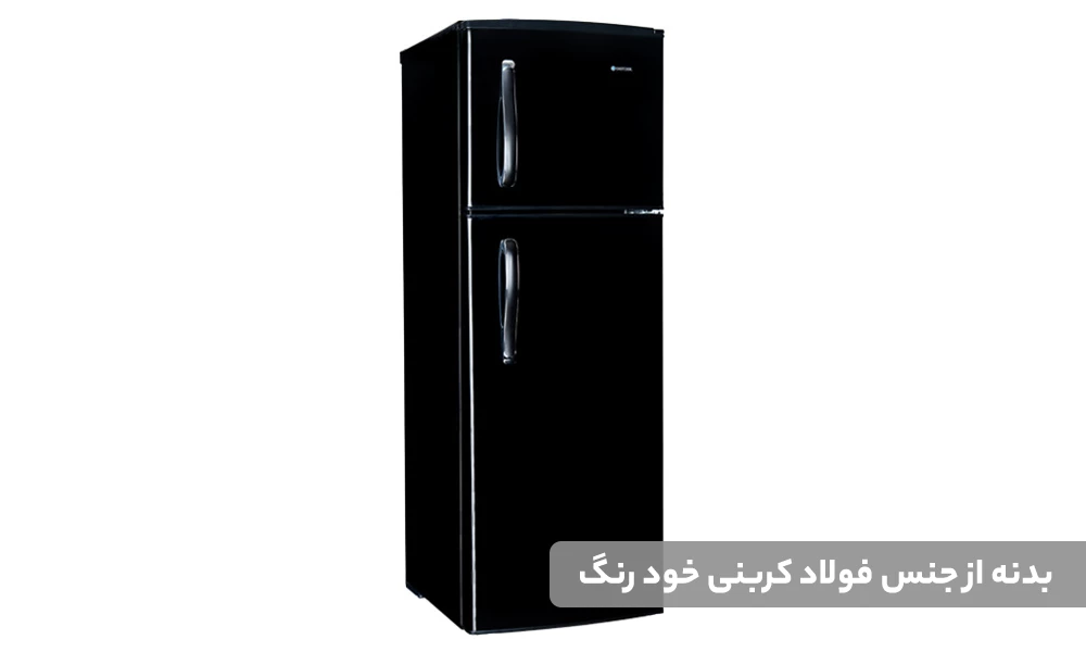 یخچال فریزر بالا ایستکول 12 فوت مدل TM-196200 مشکی