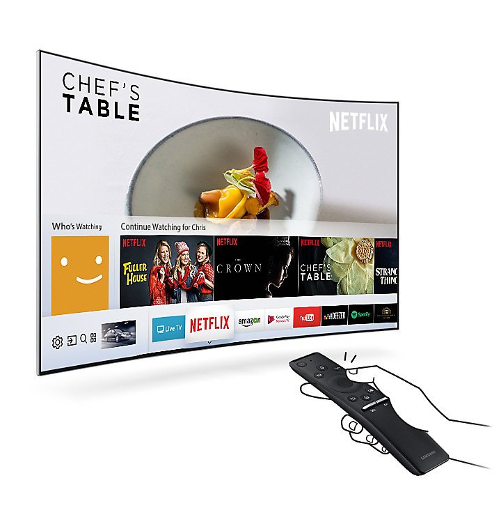 تلویزیون ال ای دی منحنی سامسونگ 55 اینچ مدل NU7950 (SAMSUNG LED SMART 4K MODEL NU7950 55)